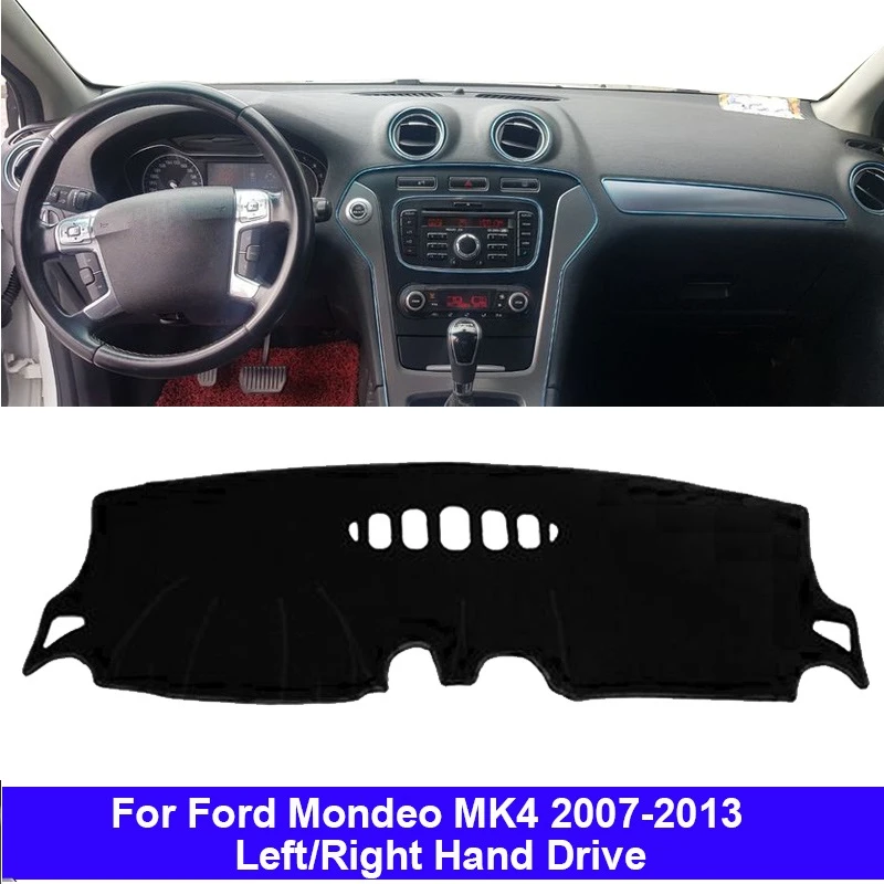 За Ford Mondeo MK4 2007 2008 2009 2010 2011 2012 2013 Покриване на арматурното табло на автомобила подложка за арматурното табло, килими наметало LHD RHD Авто козирка 2 слоя