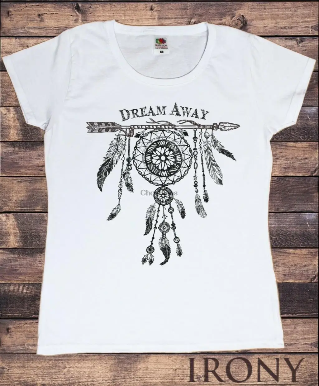 Женска тениска Dream Away с принтом от пера Native Dream Catcher TS21102