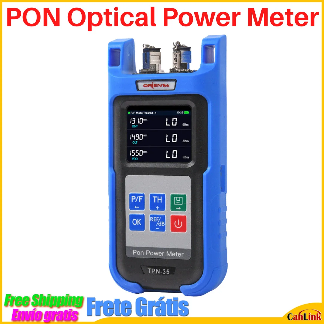 Нов Измерване на Оптична Мощност PON 1310/1490/1550 нм, Мрежови Тестер Orientek TPN-35, оптичен електромера, Тестер за OTDR SC/ UPC/APC