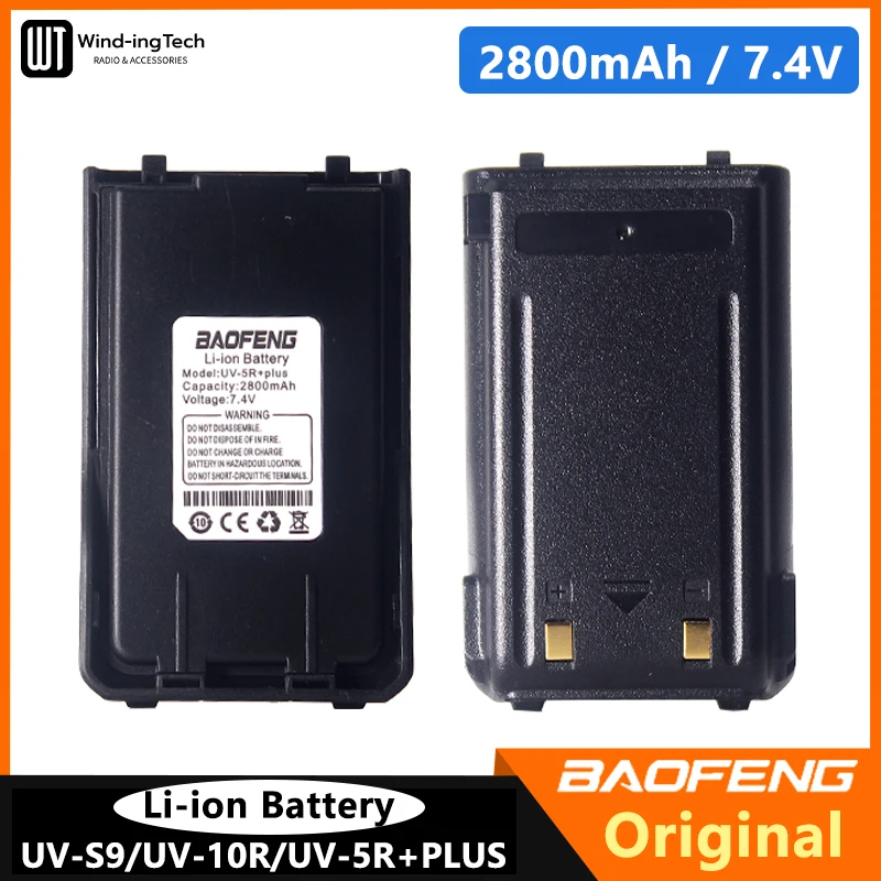 Baofeng UV-S9 Батерия UV-5R + Плюс UV-S9 Pro/V2 Преносима Радиостанция Литиево-йонна Батерия USB Зарядно Устройство 2800 mah За UV-10R BF-UVB3 Плюс UV-5R Max
