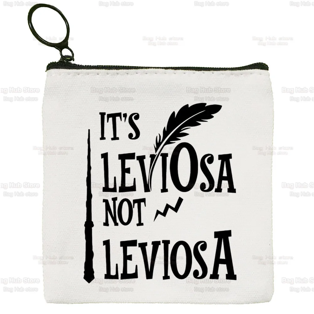 Това LeviOsa, а не версията LeviosA, лесен портфейл за монети, студентски платно сладък калъф за ключове, мини-клатч, малка чанта