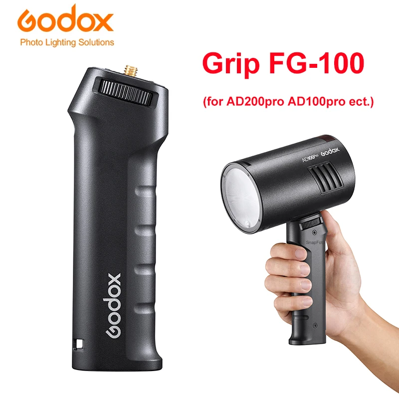 Ръкохватка Godox AD200Pro Flash Grip FG-100 за Godox AD100Pro AD200 AD200Pro AD300PRO
