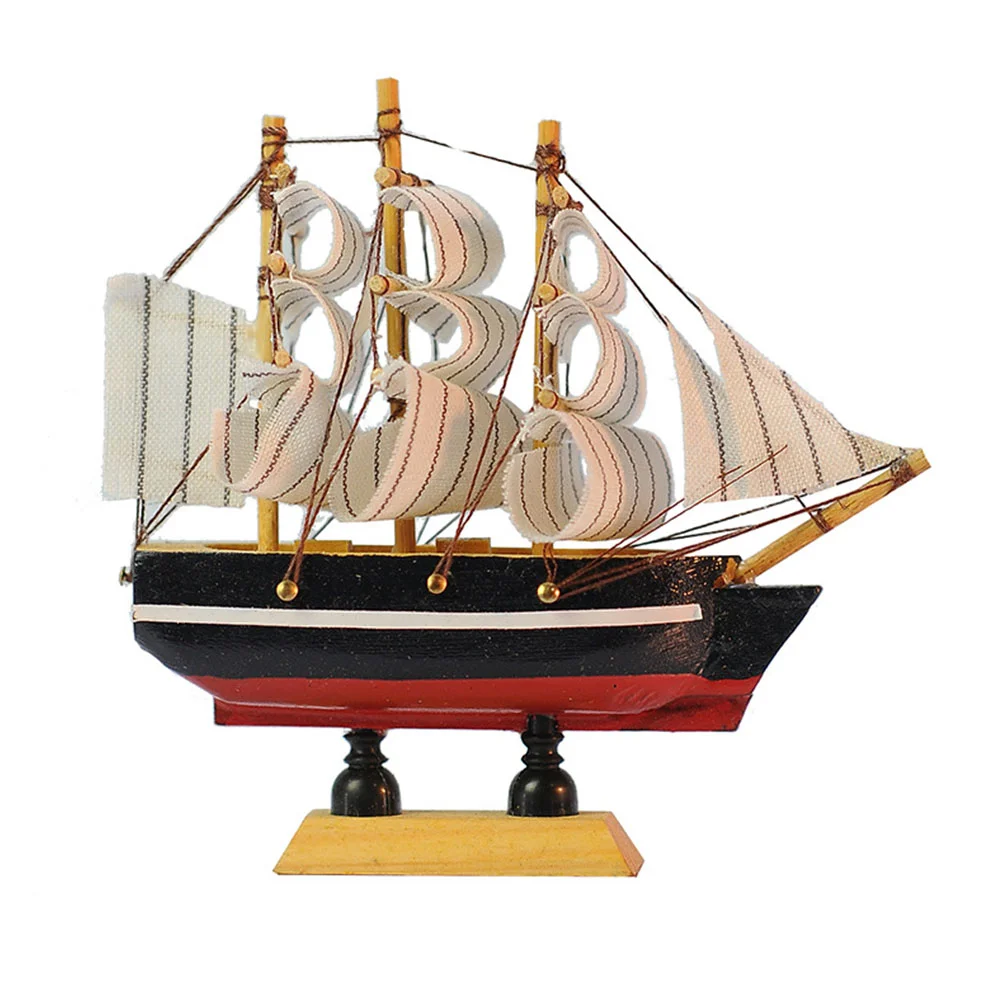 Модел на кораба, Дървени модели на кораби, Декор парусника, модел яхта, Дървени модел на кораба, Морски декорации за дома, работния плот, морски занаяти 12 см
