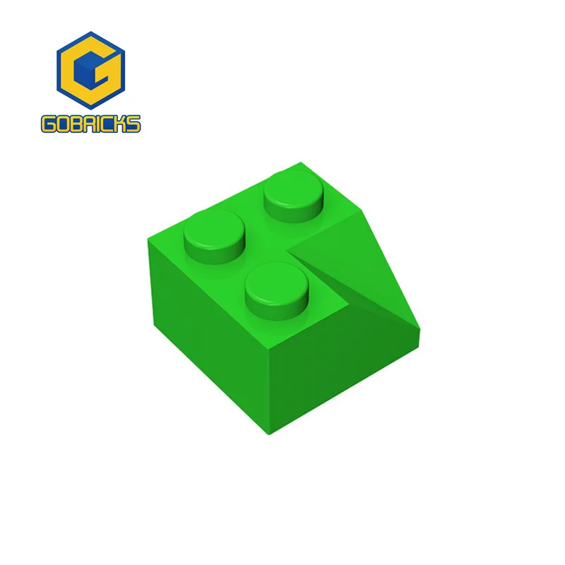 Gobricks MOC Bricks 3046 С Наклон 2x245 Градуса, Вогнутый Ъгъл на Тухла Покрива, Високотехнологичен Строителен Блок, Играчка Тухлени Детайли