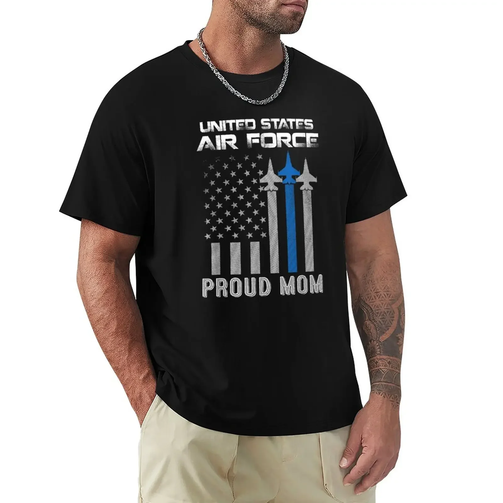 Тениска Proud Air Force Съм Veteran Day, големи размери, блузи, празни тениски, тениска за мъже