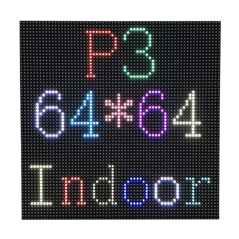 Висококачествен По-Светъл Пиксел 3 мм За помещения SMD2121 RGB LED Display Модул P3 Black Lamp LED Module Фабрика Модули Led екран