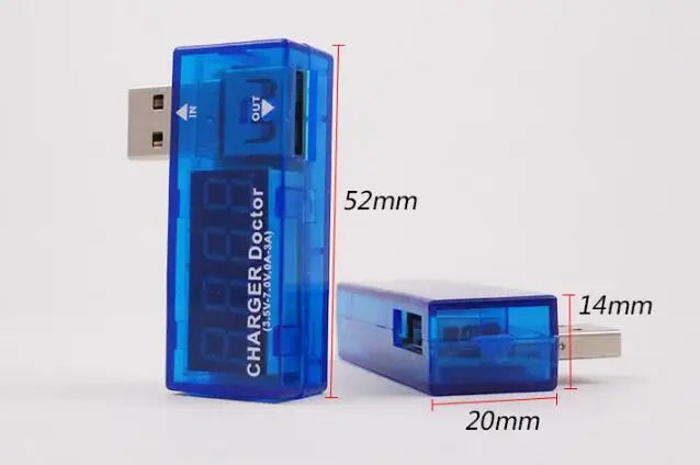 10шт x Цифров USB Мобилния Тестер ток на зареждане напрежение Мини USB зарядно устройство за д-р волтметър амперметър