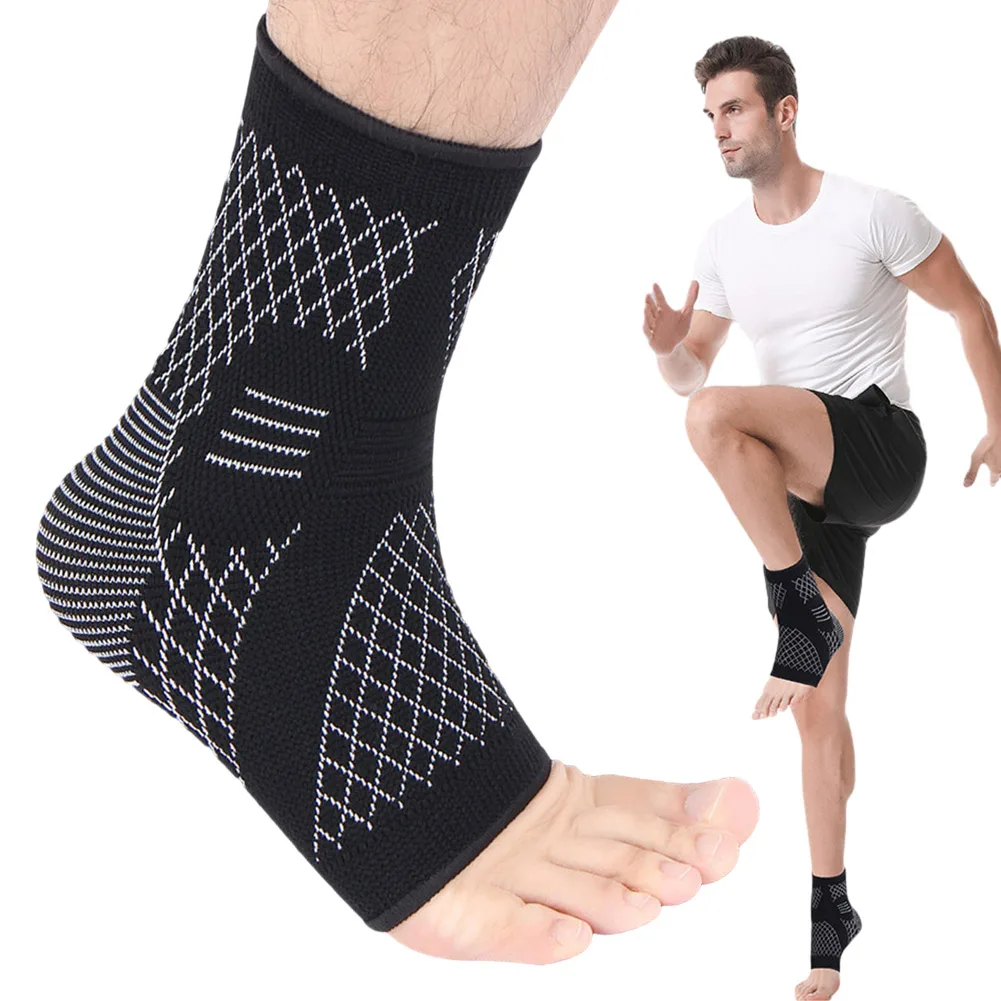 Компрессионный ръкав за глезените за жени и мъже, компрессионный който поддържа ръкав, компресия чорапи за джогинг, футбол, волейбол