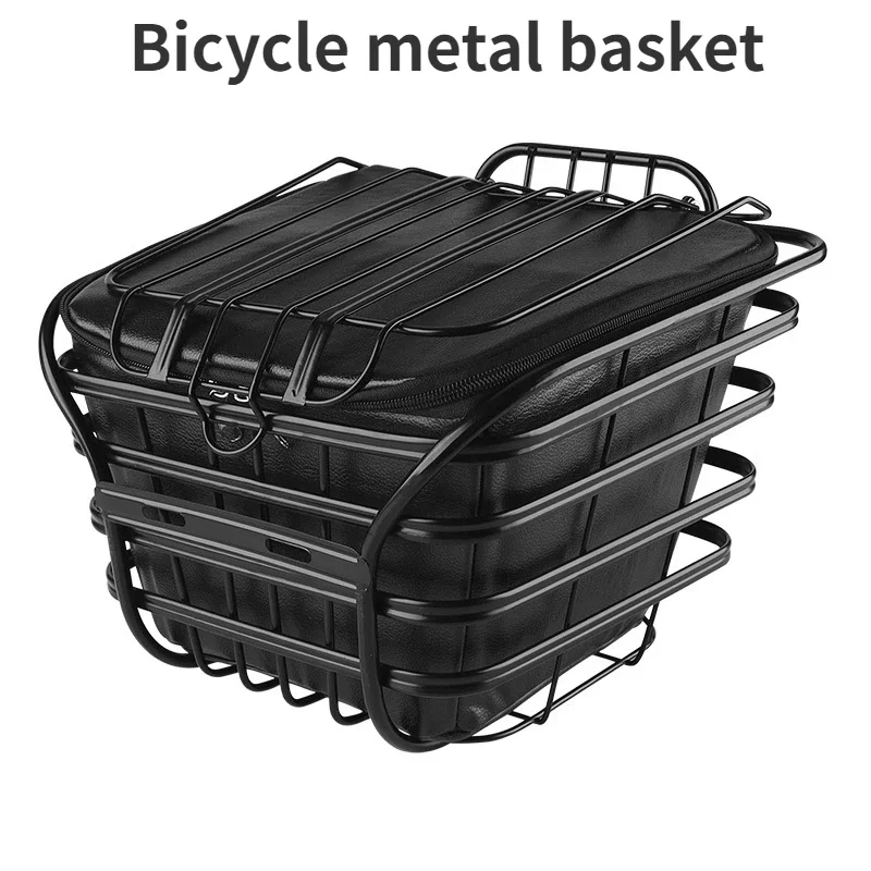 Велосипед/колело/электровелосипед/folding bike Удебелена Метална кошница с водоустойчива вътрешна чанта и Аксесоари за велосипеди