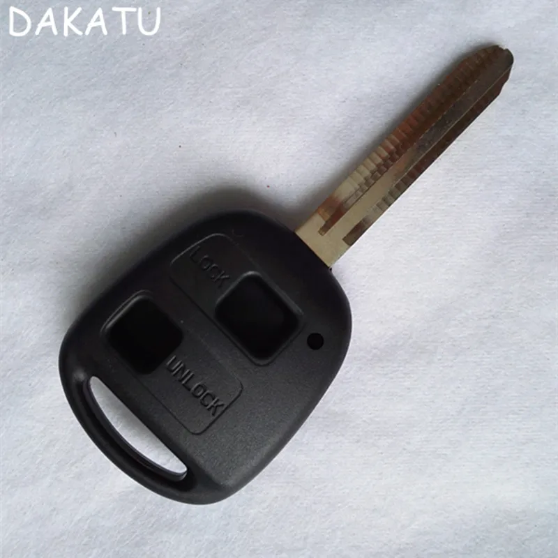 DAKATU 30ШТ 2-Бутон Калъф За дистанционно ключ Toyota Pardo OLDRAV4 Remote Shell TOY43 Blade
