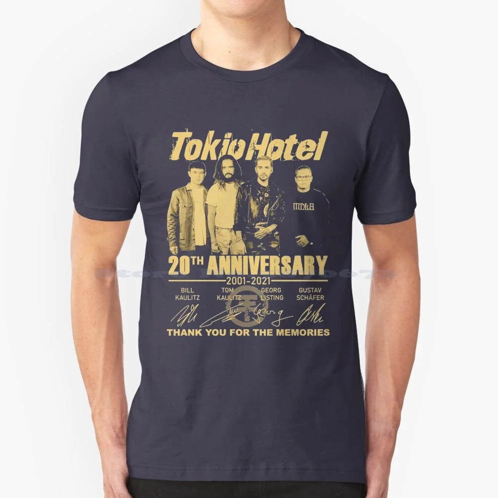 Тениска на Tokio Hotel Band от 100% памук, тениска на Tokio Hotel Band Бил Каулитца, Том Каулитца, Густав Од?Fer Georg Listing Zimmer 483