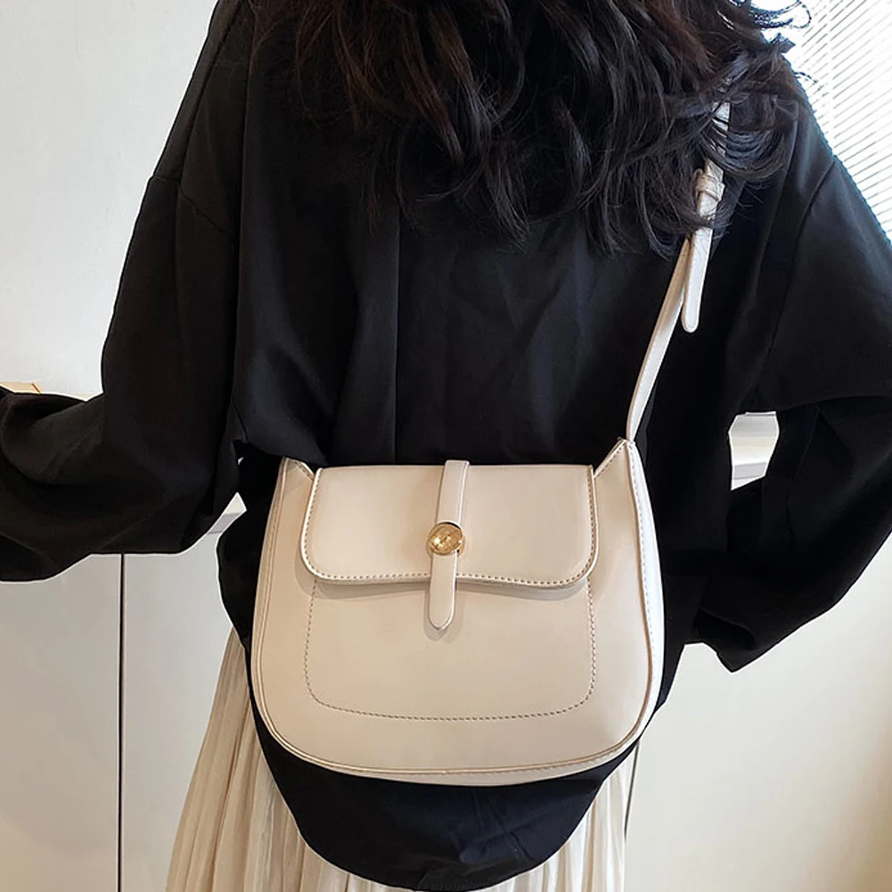 Луксозни Марки, Однотонная чанта През рамо, с Висококачествена Дамска чанта за През рамото от изкуствена кожа, Евро-Американски Ретро-bag-чанта, Дамская Мода, Прашка-портфейл