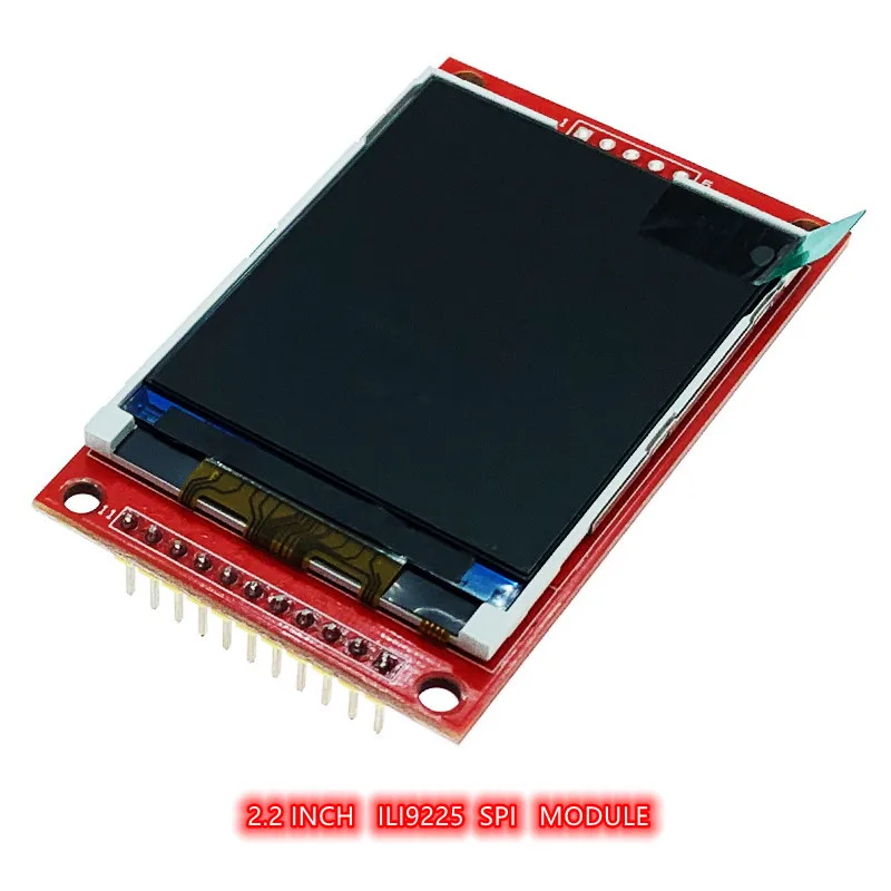 Модул ILI9225 SPI 2,2-инчов LCD дисплей 18 пин-11P 3/4 тел 176 * 220 Адаптер печатна платка Базова такса свързва UNO Mega 2560 директно, без да докосвате