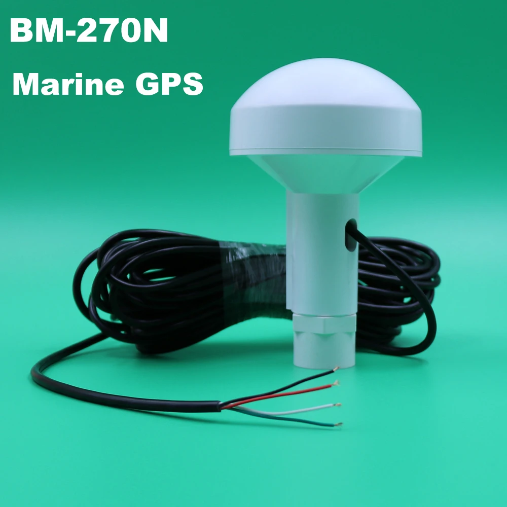 Скорост на пренос на 4800 baud Антена корабно GPS-приемник, антена корабно GPS-приемник RS232 модул, корпус във формата на гъба, BM-270N