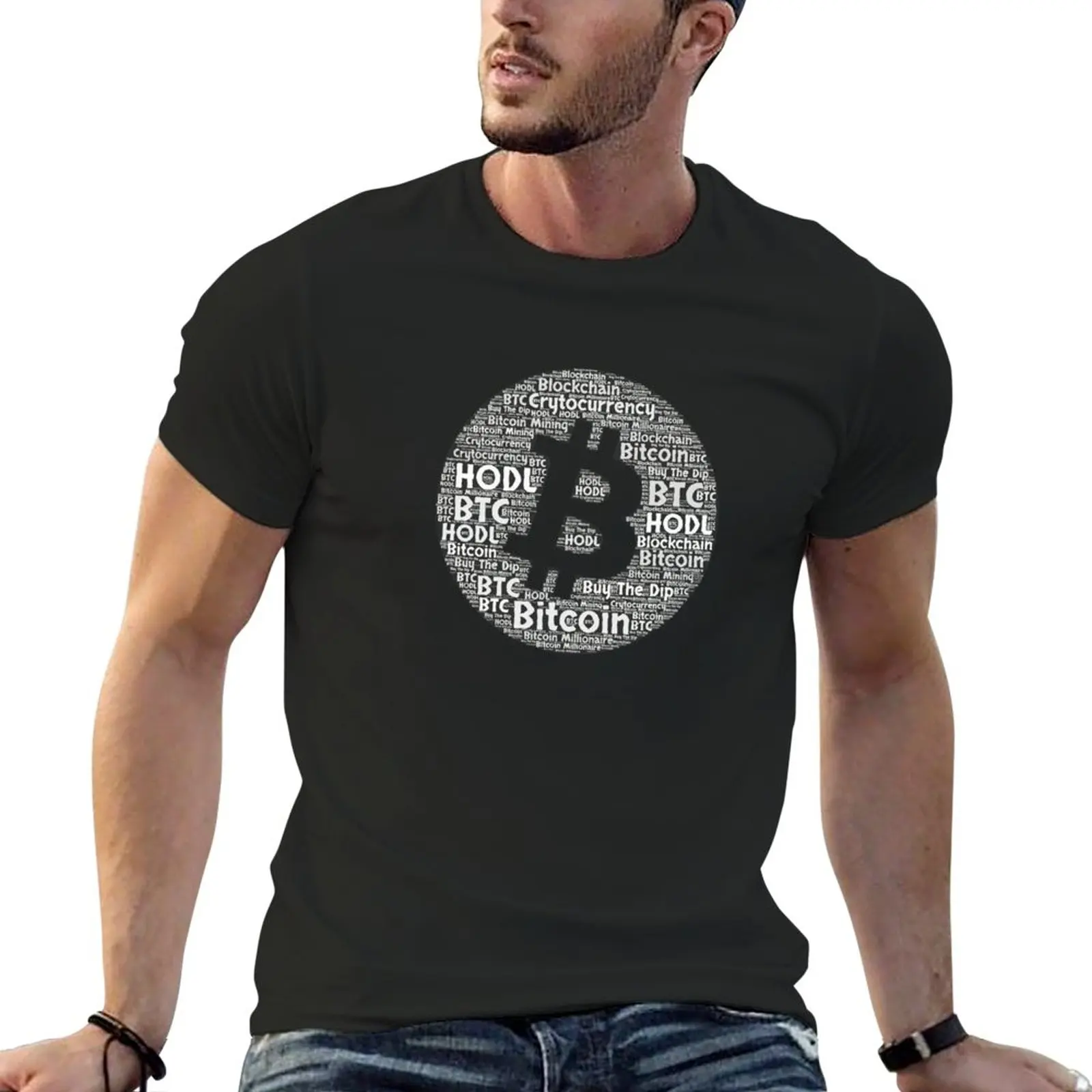 Крипто-риза с логото на Bitcoin | Криптовалютная hoody | Биткоин-ризи | Крипто-облекло | Риза HODL | Забавна тениска Crypto Clothing