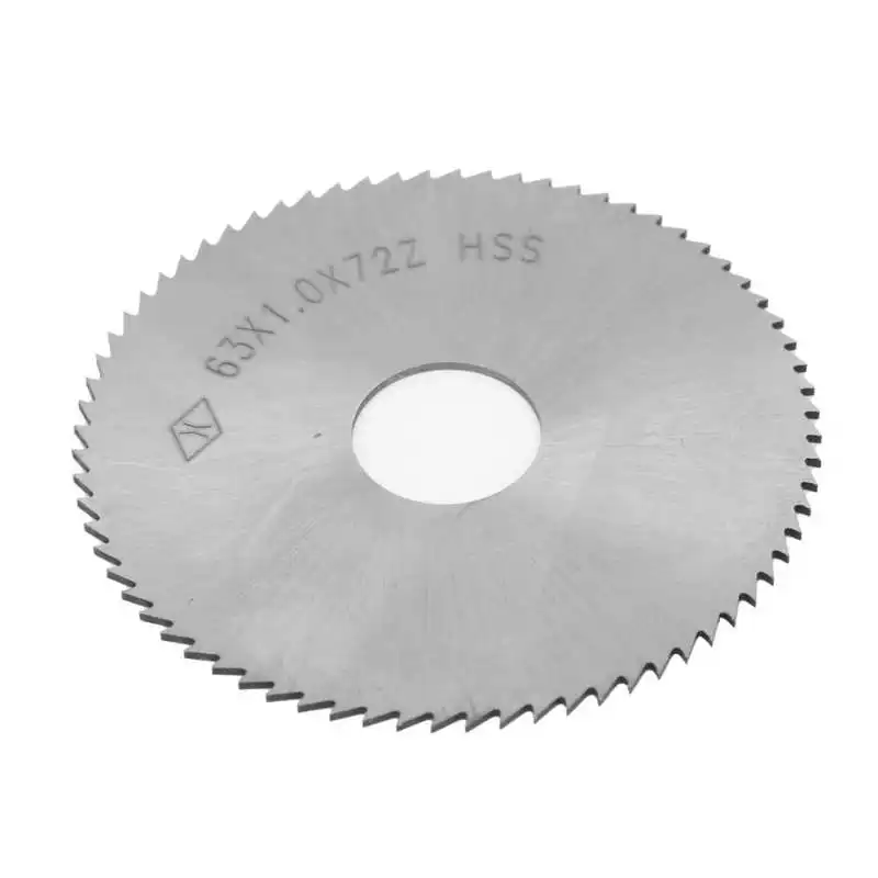 Дискова пила от бързорежеща стомана с 72 зъби, дискова трион с режещ диск, аксесоар 63 x 1 x 16 мм