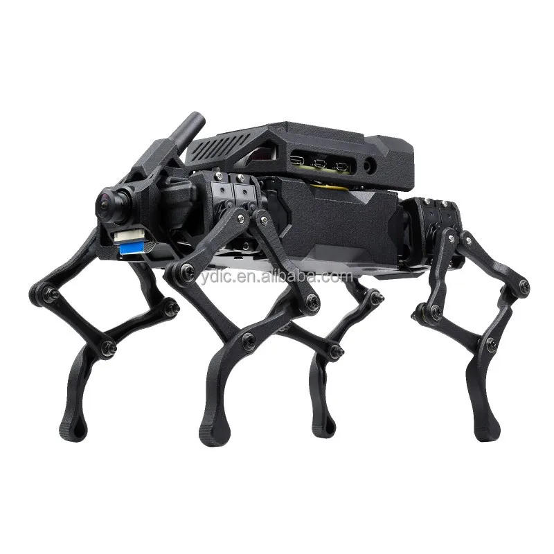 WAVEGO 12-DOF Бионический робот, Подобен на Куче, с отворен код за ESP32 и PI4B, Разпознаване на лица, проследяване на цвят, за Откриване на движение