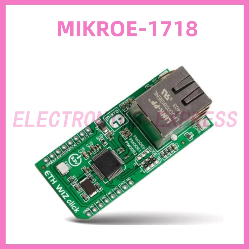 MIKROE-1718 ETH Wiz click Mikroe Ethernet Development Tool W5500 Допълнителни такси
