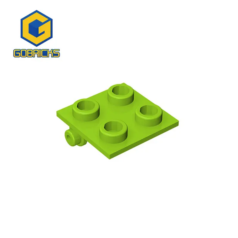 Gobricks Bricks Шарнирный тухла 2 x 2 на Горната плоча е съвместима с 6134 играчки, събира строителни блокове на Технически