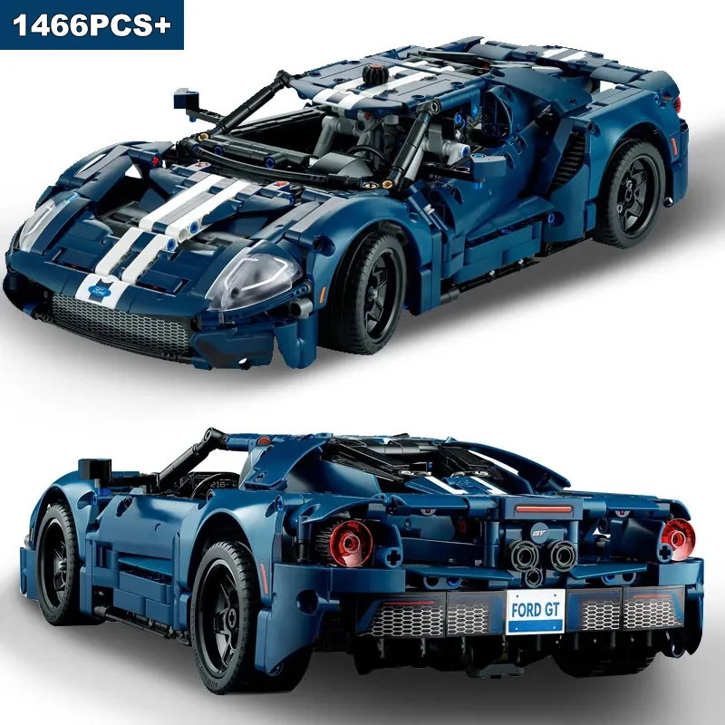 2023 Технически 42154 Ford GT Speed Спортен автомобил Строителни блокове Модел на състезателен автомобил MOC Сглобяеми играчки Тухли за деца Подаръци за възрастни