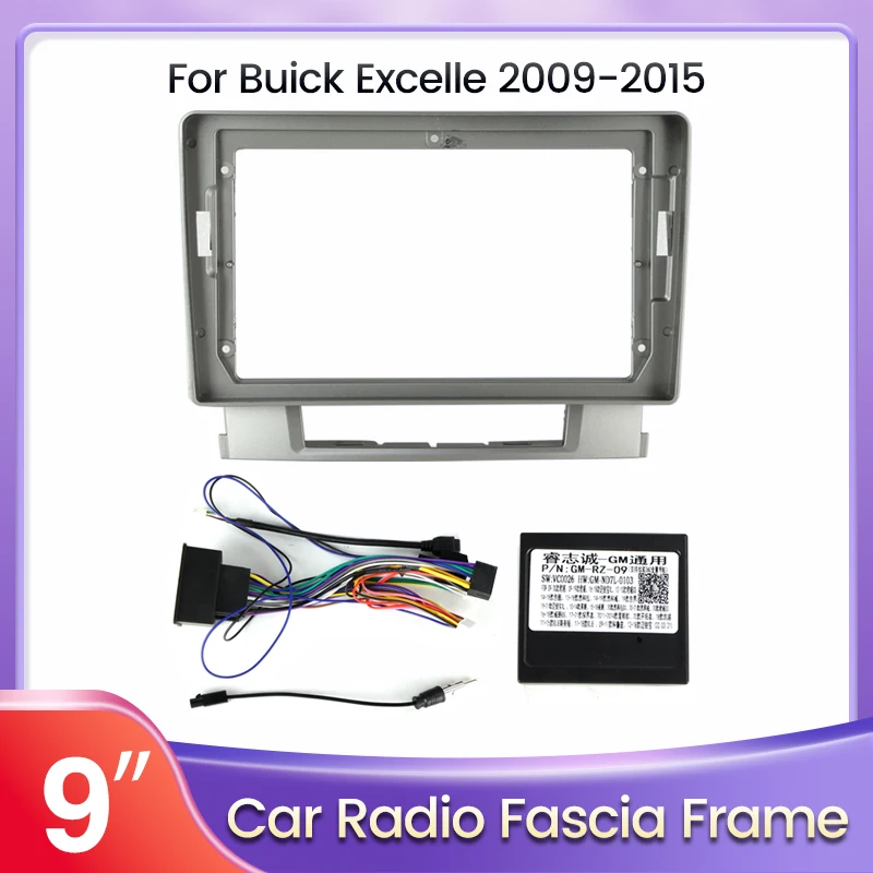 Рамка за радиото на автомобила Android 2 DIN за Buick Excelle GT 2009-2015, Автостерео, Монтажна пластина за табло, Комплект скоби, Рамка