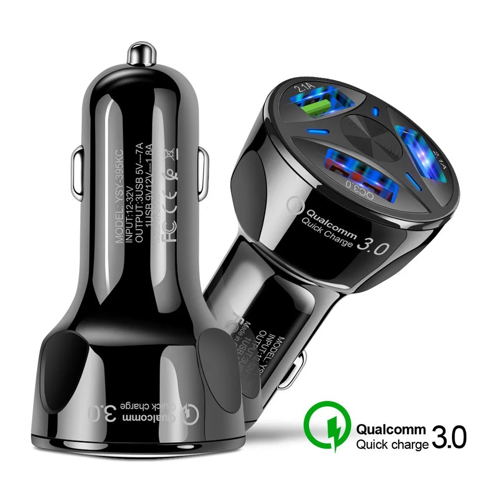 Qc3.0 Зарядно Устройство за Мобилен телефон с три USB конектори за Ducati S R998S Bostrom 998S 998R 996 996B СЕП R 998B