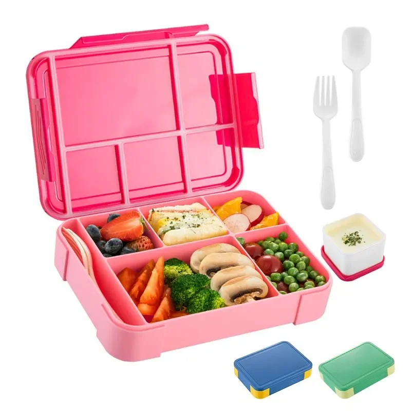 Детски и студентски обяд-апарати, запечатани в клон, Плодови кутии, маруля кутии, Работещи в микровълнова фурна, кутии за bento, Посуда
