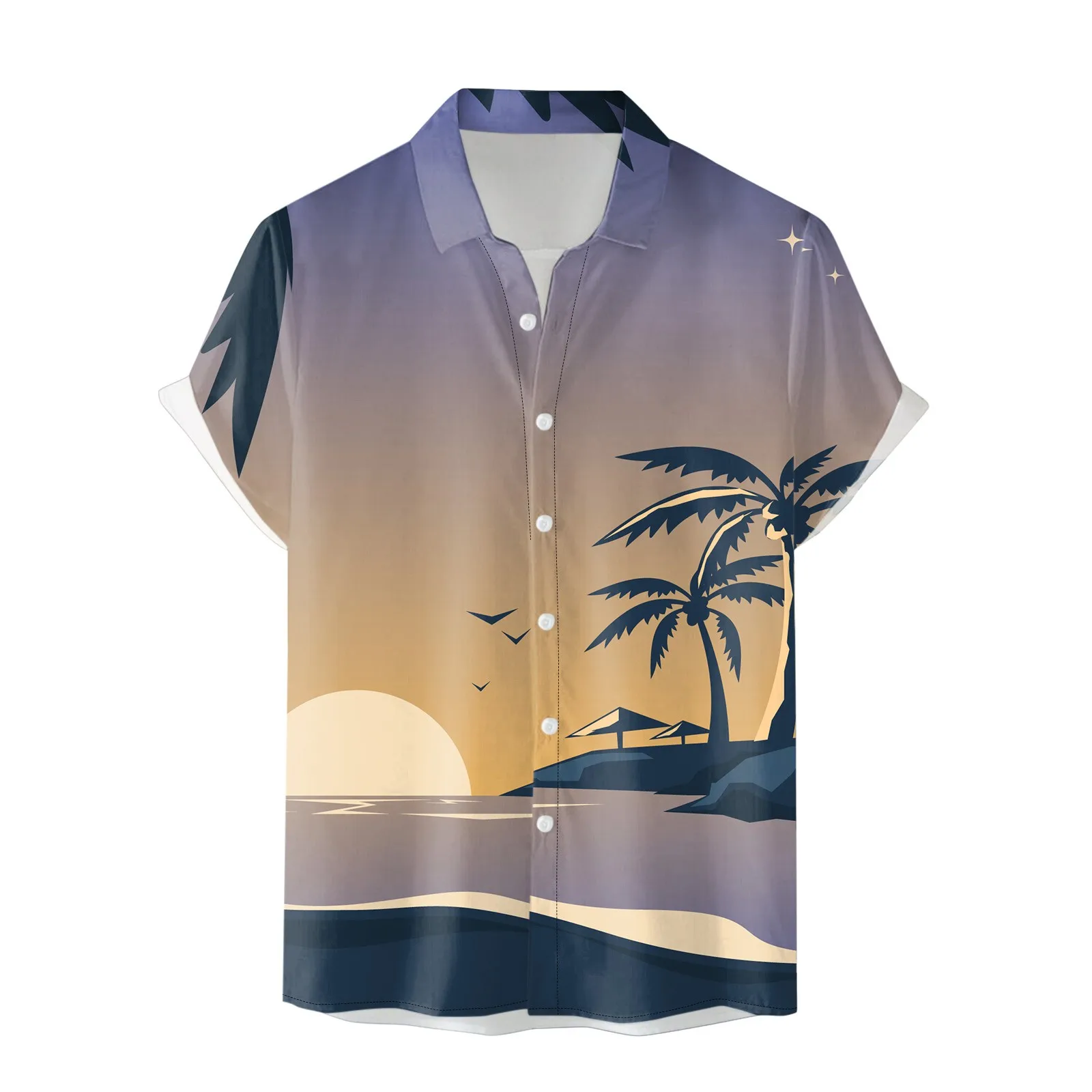 Елегантни Мъжки Ризи 2023, Лятна Обзавеждане По Хавайска Риза, Модни Хавайски Плажна Риза С Къс Ръкав, Ежедневни Блузи, Ризи, Куртки