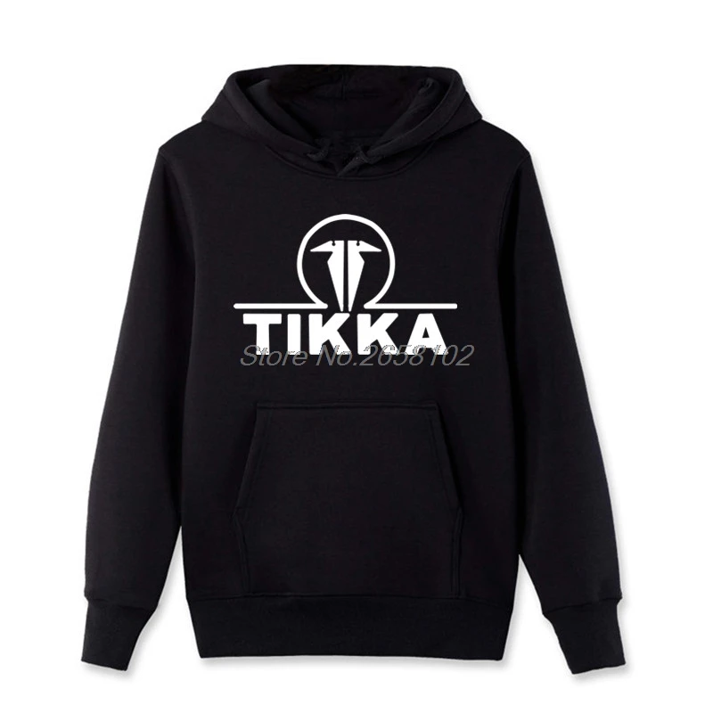 Гореща продажба на Модни мъжки памучни толстовок New Tikka От Petia Finland С логото на огнестрелни оръжия, Мъжки Черна hoody, блузи в стил харадзюку