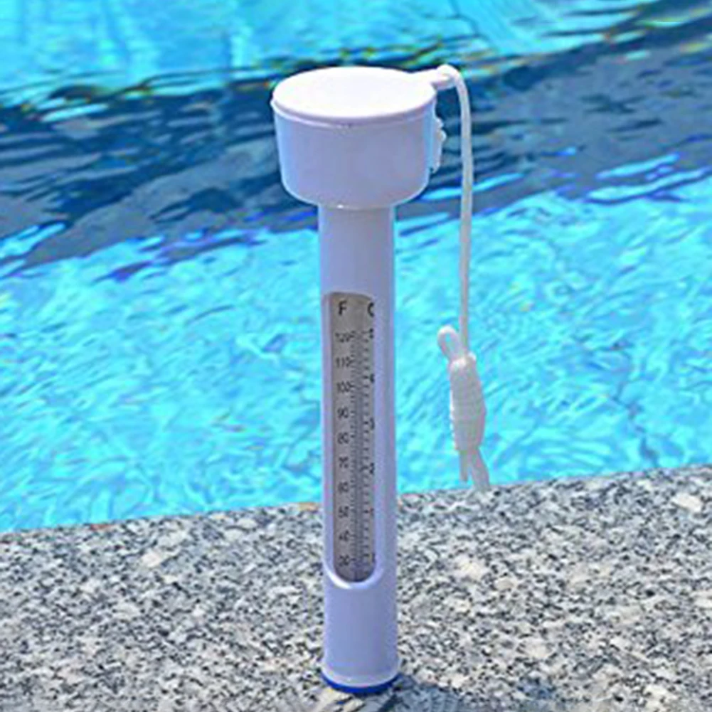 Измерване на температурата на водата в банята с горещ източник, Хидромасажна вана, Спа, Аквариум, Аксесоари за басейн, плаващ термометър за басейн, фонтан