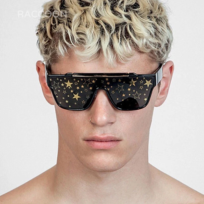 Ретро брендовый дизайн, слънчеви очила звездна ръбове, дамски, мъжки модни Класически Ретро слънчеви очила с антирефлексно покритие Uv400
