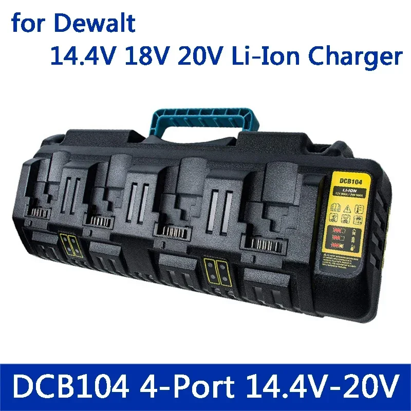 Новост за Dewalt 14,4 18 В 20 Литиева Батерия Зарядно Устройство DCB104 DCB102 Литиево-Йонна Батерия DCB118 DCB1418 DCB140 DCB183 DCB200 USB Изход 5