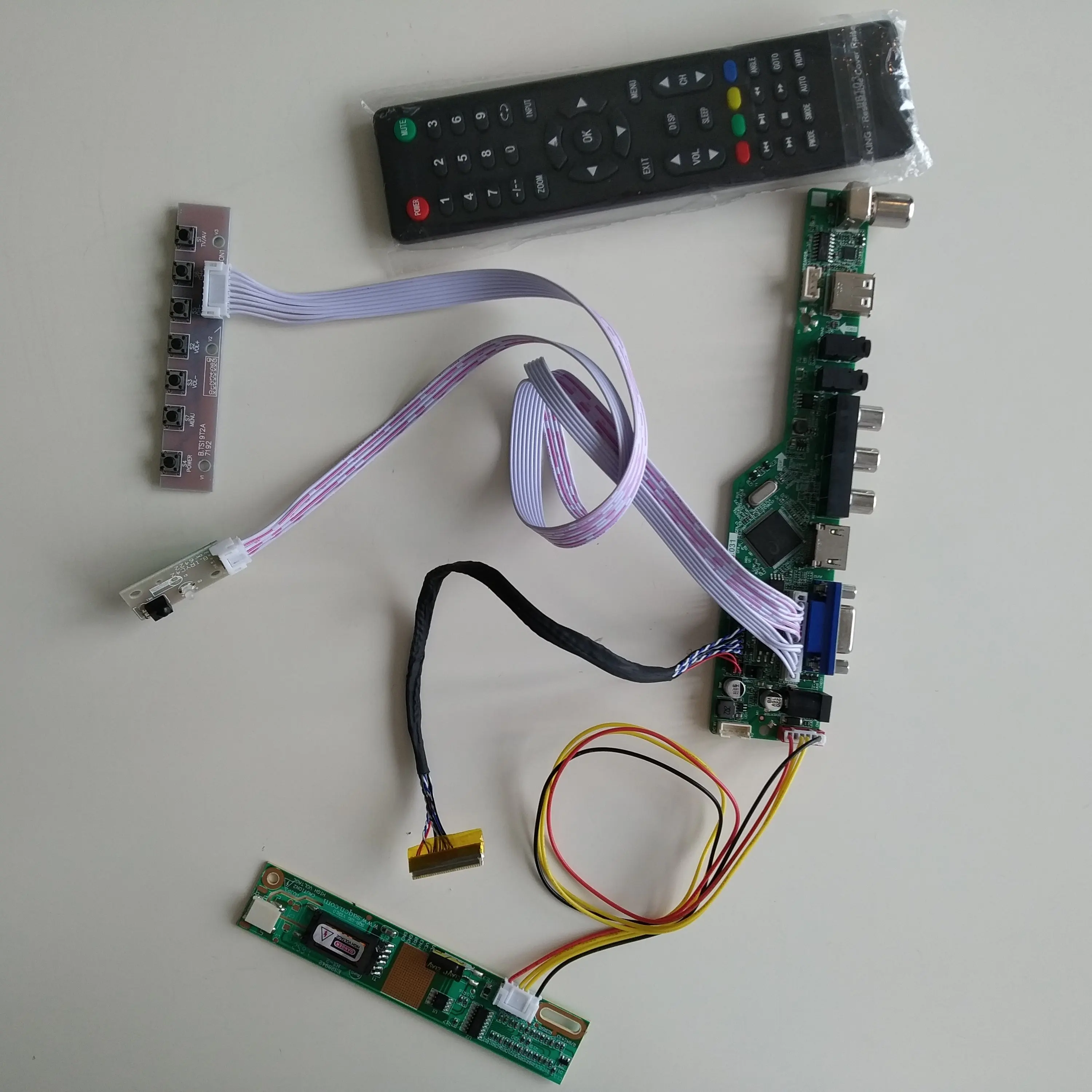 АУДИО VGA AV TV USB LCD LED 1 CCFL лампа Комплект платка контролер водача, за LTN154X3-L06-6 1280*800 такса панел
