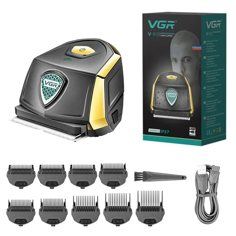 Комплект за самостоятелно подстригване V910 за мъже, самобръсначка, Быстрорежущие машинки за стригане, домашна безжична електрическа машинка за подстригване, която се презарежда