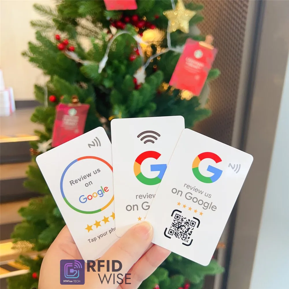 Много модели в наличност! Безплатно програмиране! 2 цифрови NFC-карти TripAdvisor Yelp Google Преглед Card - Увеличете препоръки до 5 звезди