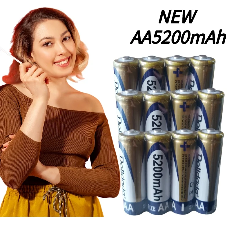 2024 Нова Акумулаторна Батерия 1.5 V AA5300MAH AAA3500MAH с Алкална технология, Подходящ за Играчки Електронни инструменти здрав