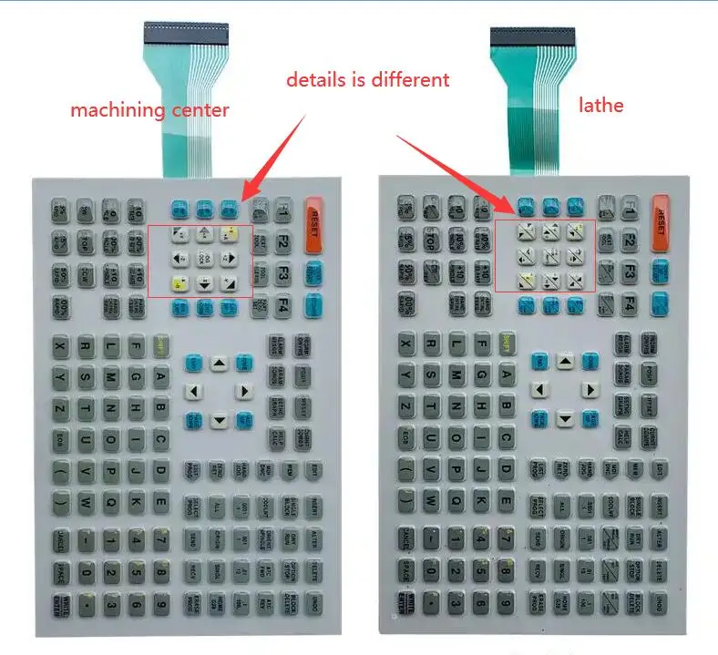НОВО ЗА металообработващи машини Haas С CNC control panel Щракнете върху клавиатура на контролния Панел Панелът на дисплея 61-0201 Струг или обработващ център