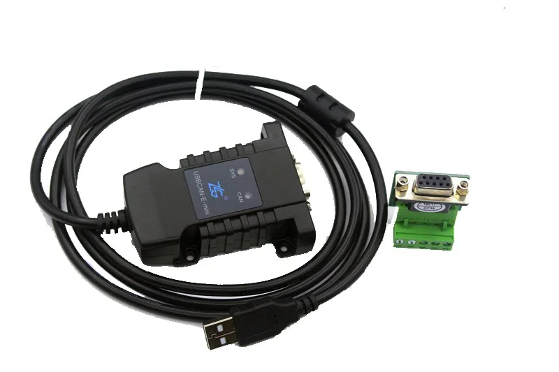 ZLG USBCAN Box Автомобилен анализатор гуми CAN USBCAN-E-MINI/I-МИНИ преносим
