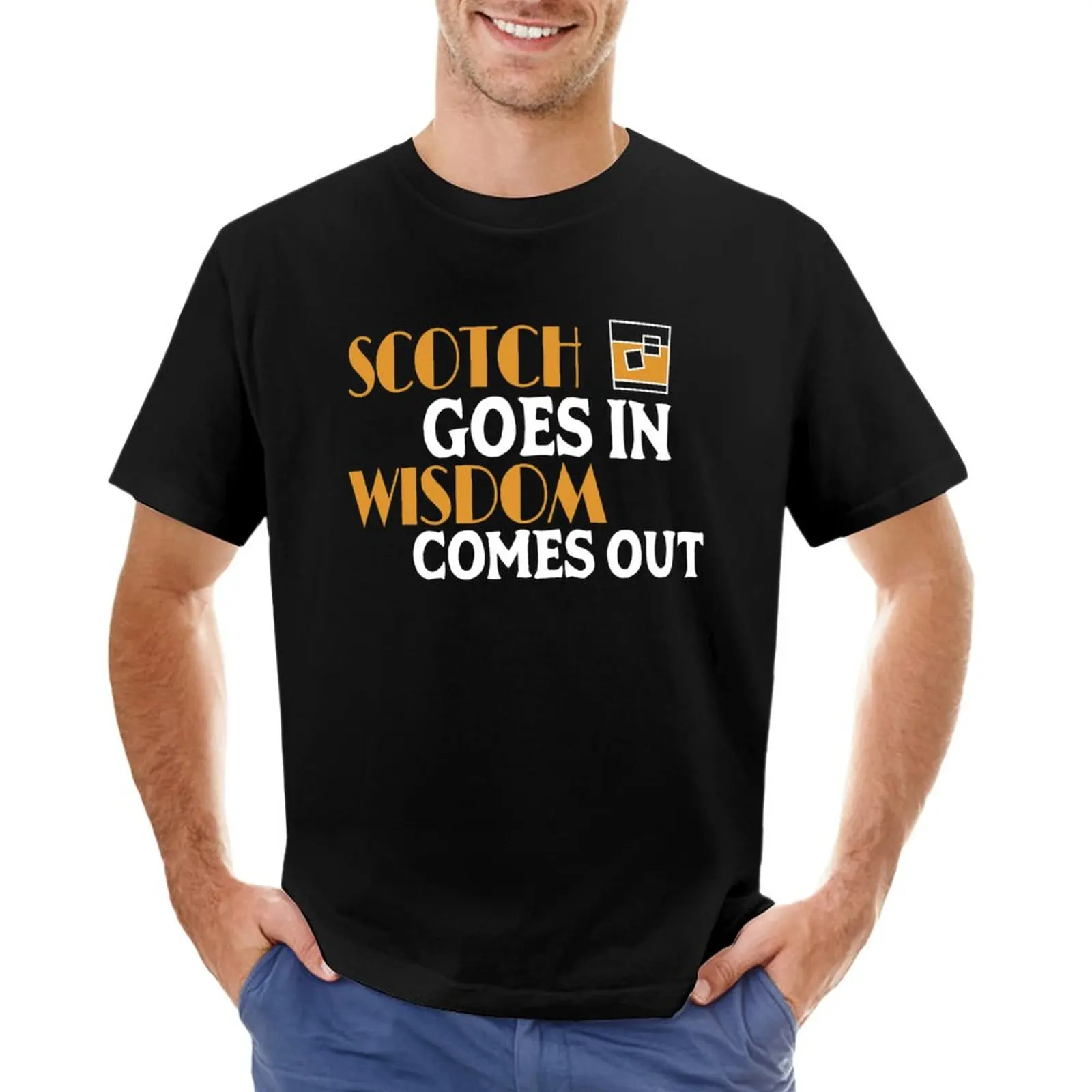 Забавна шотландската тениска за любителите на шотландско уиски, тениски с котки, тениска за момче, мъжки t-shirt