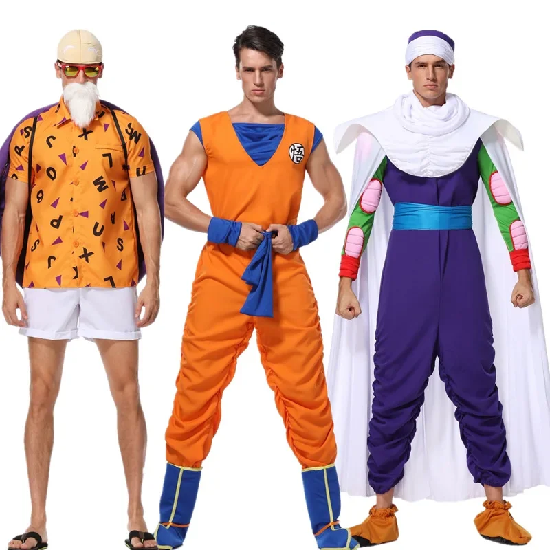 Cosplay костюм Goku Камесеннин Kame Сеннин Cosplay Пиколо Cosplay Възрастни мъже Аниме тела Хелоуин костюми Карнавални