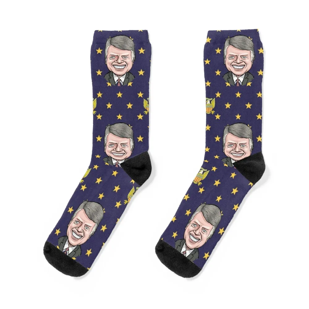 Президентът Джими Картър, футболни Чорапи зимни термални за Кроссфита Коледни подаръци Дамски Чорапи Мъжки