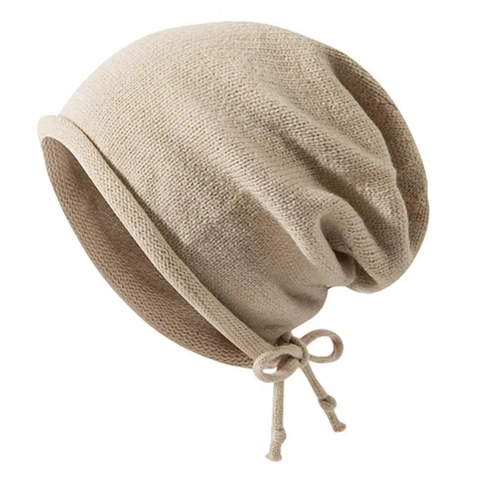 Дамски Мъжка шапка, вязаная зимна шапка унисекс с завязками, Корея, нова мода вязаная капачка