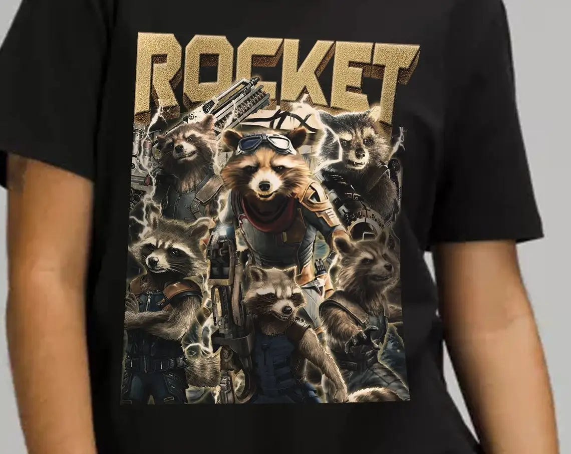 Тениска-унисекс с ракетната енотом, hoody с качулка, стоки Guardian Of Galaxy, подарък фанату MCU, Подарък Avenger Събрание за Mavelholic