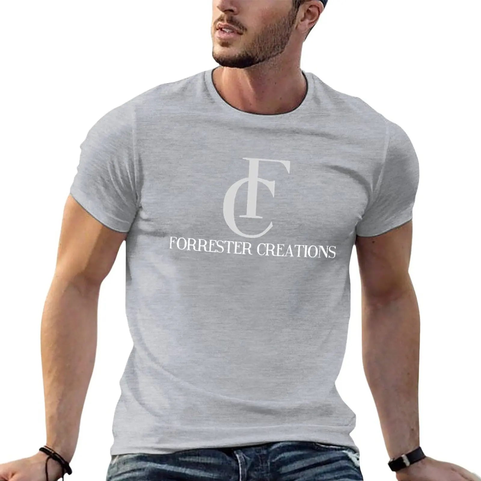 Forrester Creations - Смели и красиви тениски с графични щампи, реколта дрехи, черни тениски с къс ръкав за мъже
