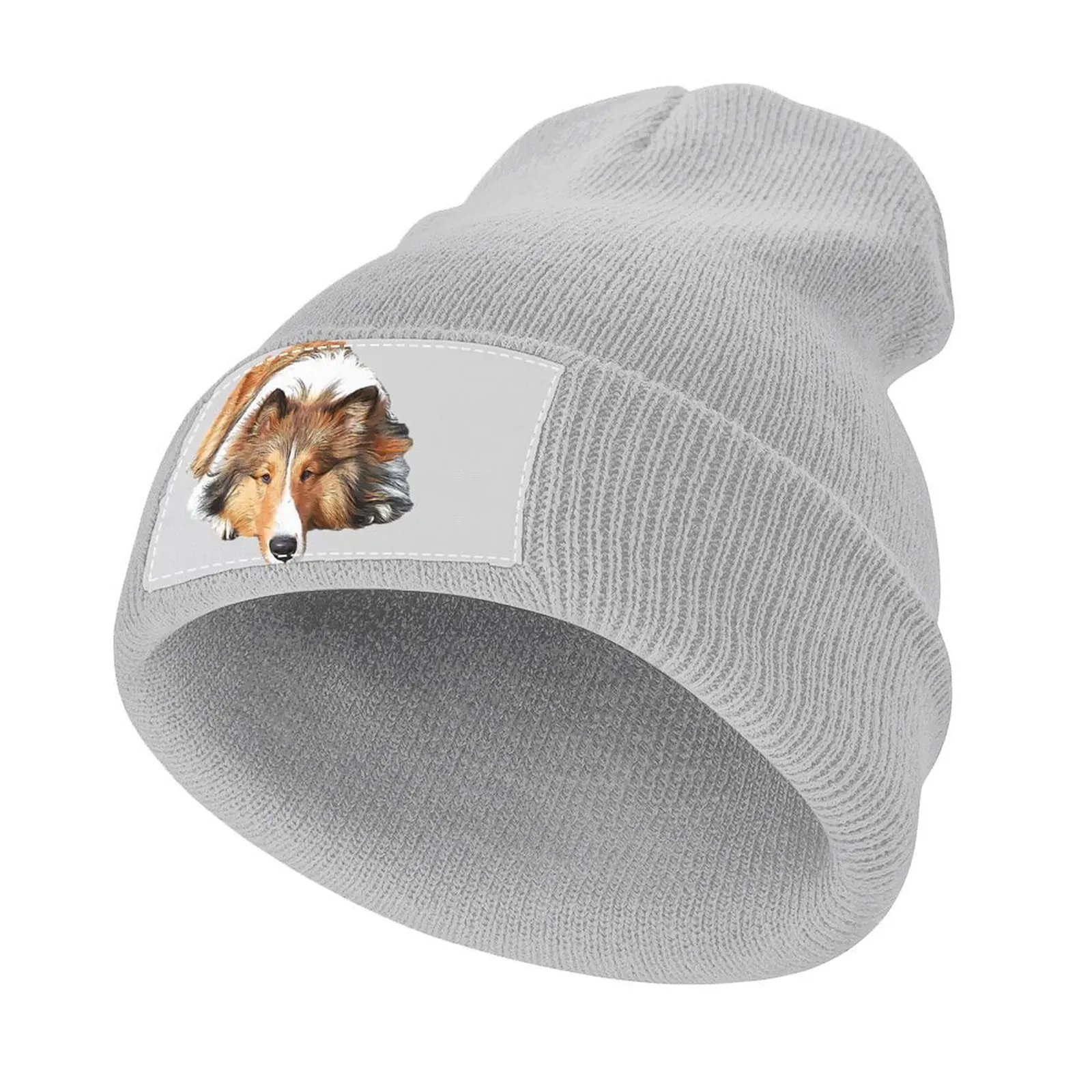 Груб вязаная шапчица CollieCap за плажна разходка, шапка с pom-помераните, луксозна марка космата шапка за мъже и жени