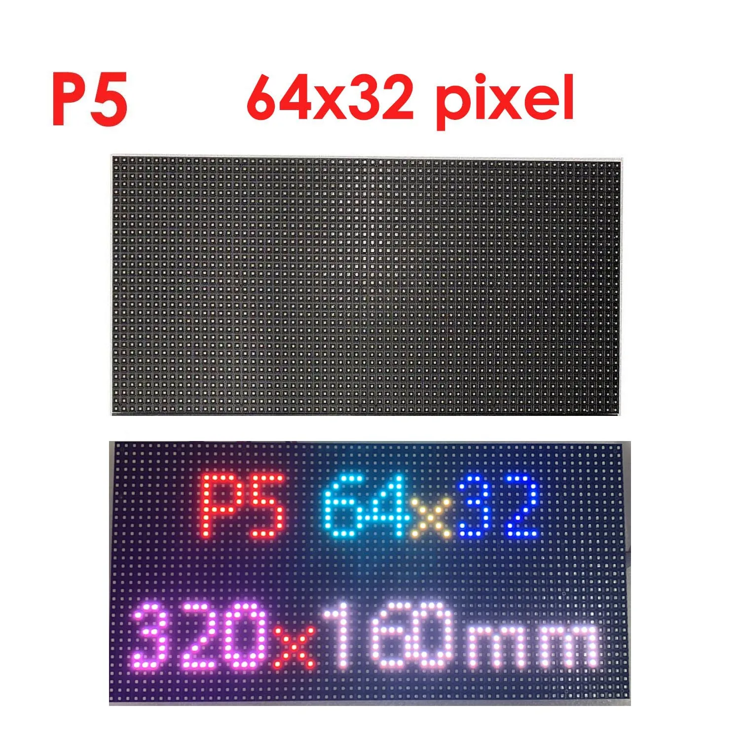 аксесоари за led дисплея сам 64x32 led matrix led модул p4 p5 hub75D е съвместим с контролера на raspberry pi