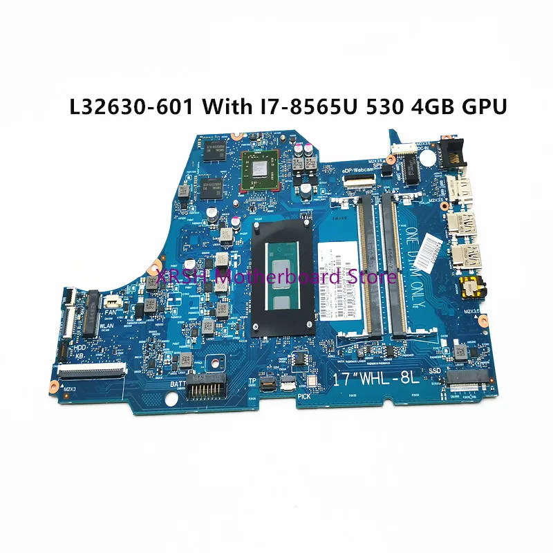 L32630-601 L32630-001 За HP Pavilion 17-BY дънна Платка на лаптоп 17T-BY 6050A3022801-MB-A01 SREJP I7-8565U 530 4 GB графичен процесор на 100% Тествана
