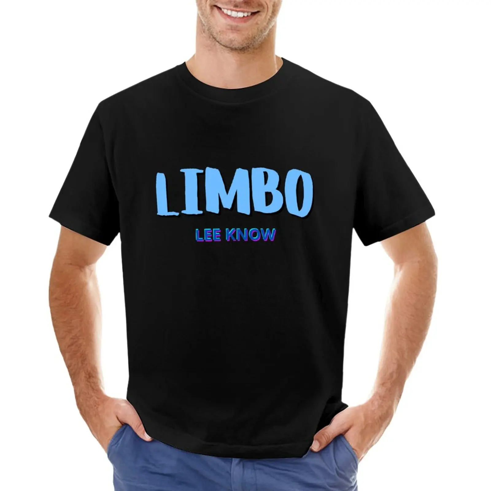 Тениска limbo lee Know, забавни тениски с аниме, черни тениски, мъжки тренировочная риза