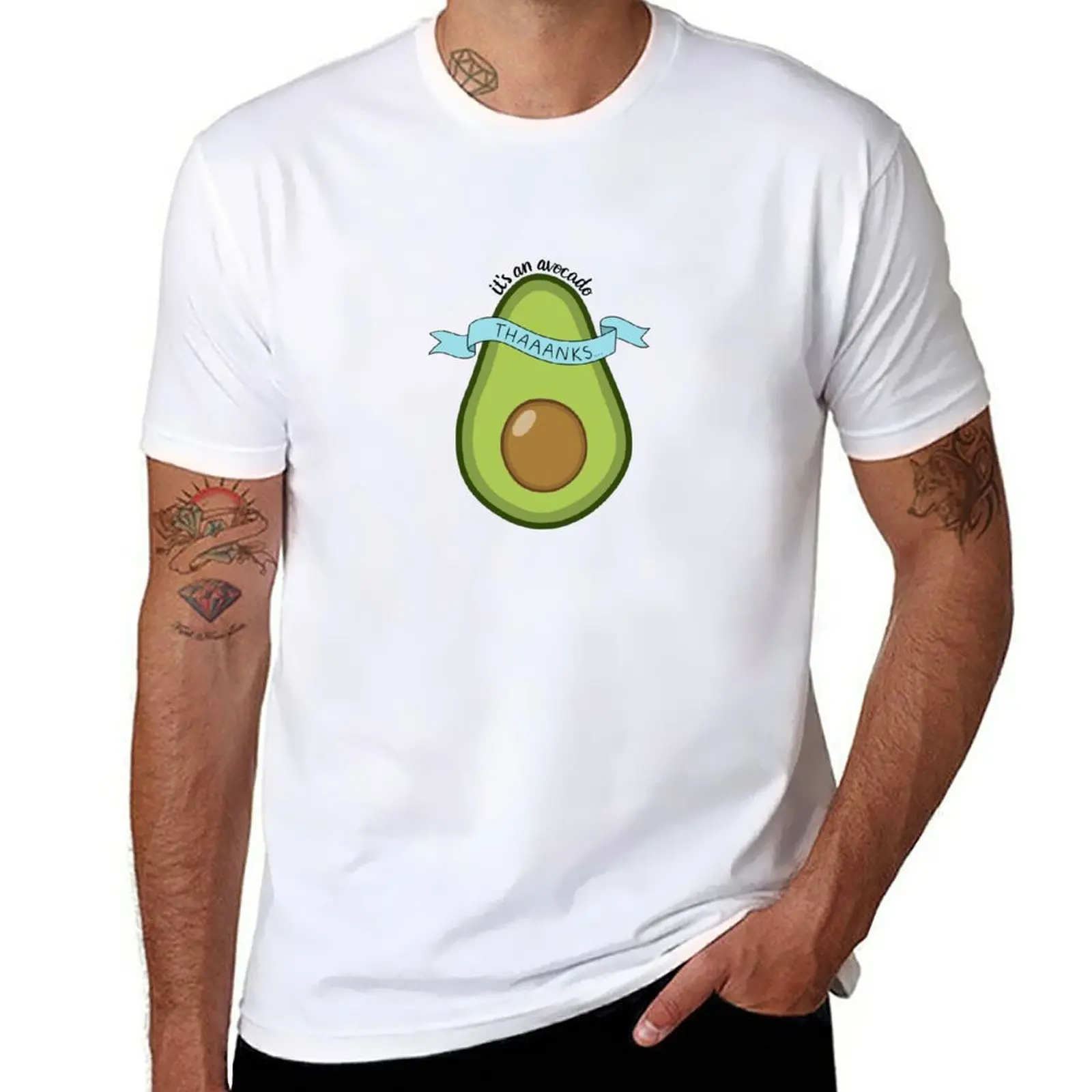 Новост е авокадо! Тениска с графики, реколта дрехи, графична тениска, големи и високи тениски за мъже