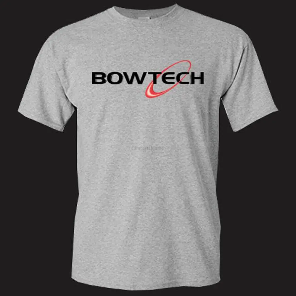 Символ на лого Bowtech Archery, мъжка, сива тениска, размери от S до 5XL